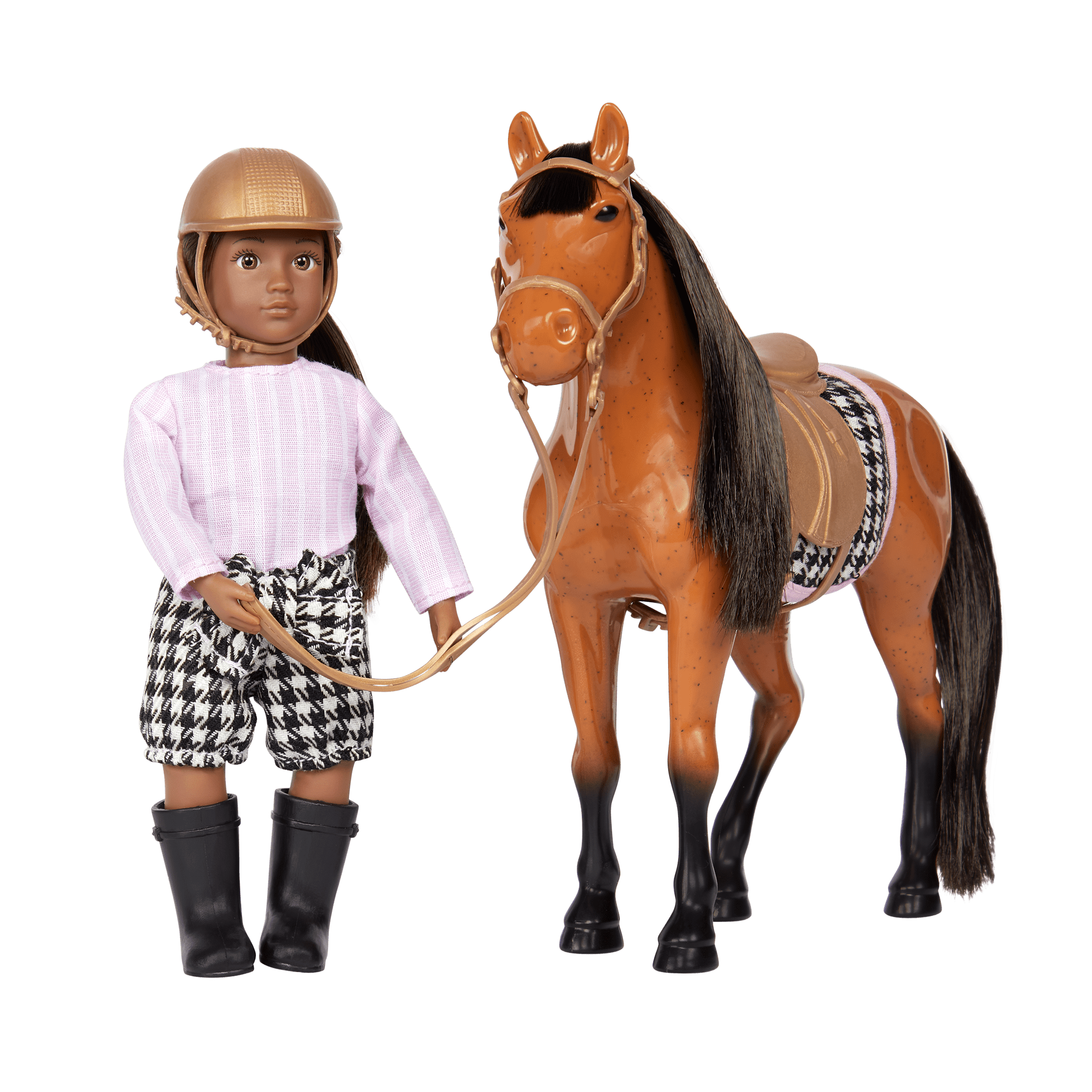Chanda & Cinnamon 6inch Riding Doll & Toy Horse Lori