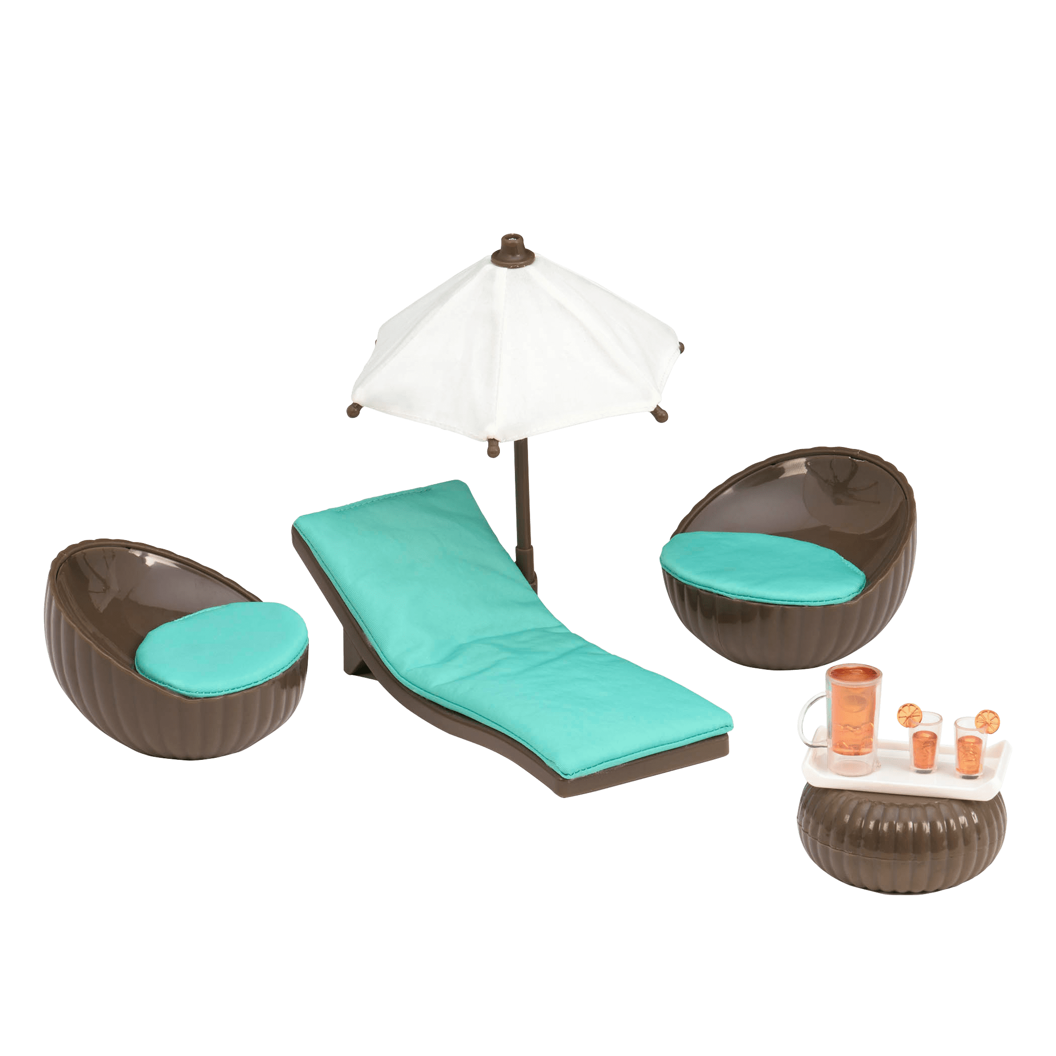 Rooftop Patio Set Furniture for 6inch Dolls Lori