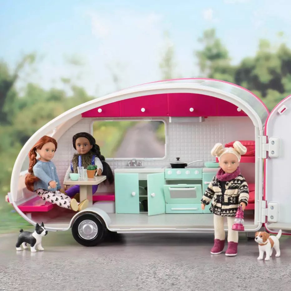 Roller Glamper Camper Playset for 6inch Mini Dolls Lori