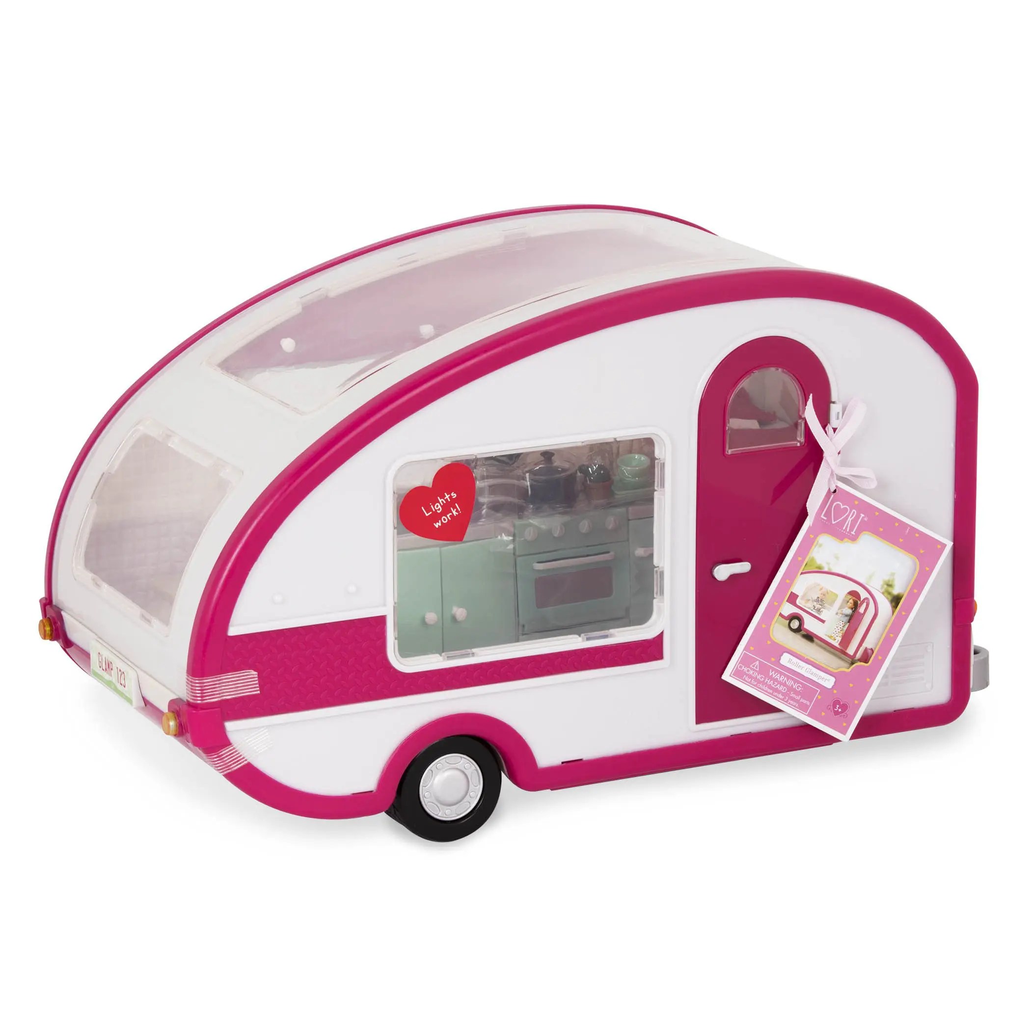 Roller Glamper Camper Playset for 6inch Mini Dolls Lori