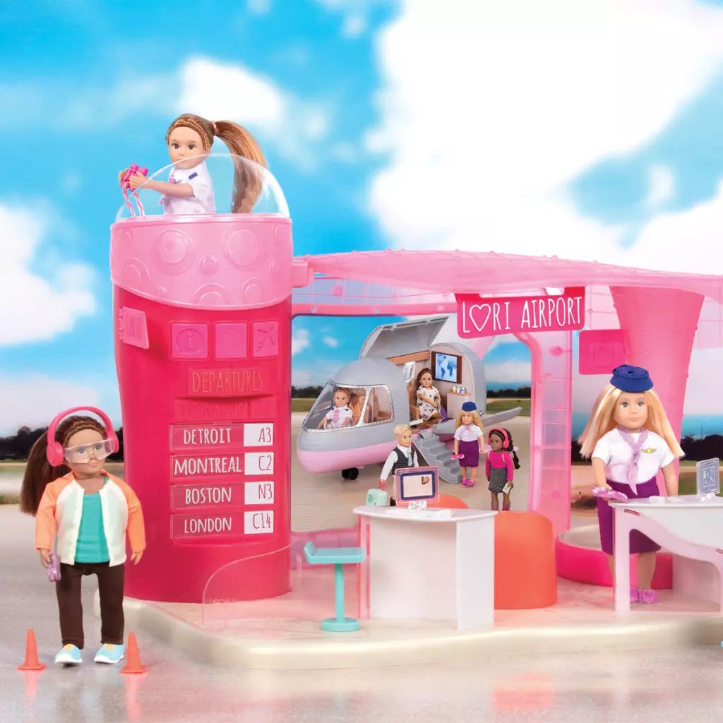 Jetset Airways Airport Playset for 6inch Dolls Lori