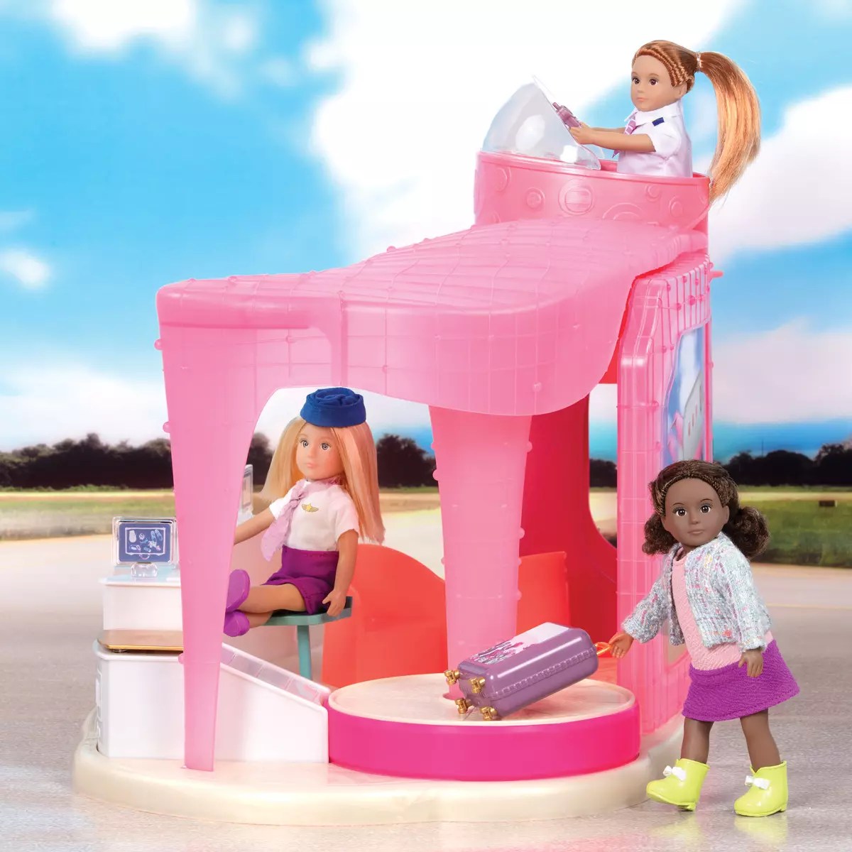Jetset Airways Airport Playset for 6inch Dolls Lori