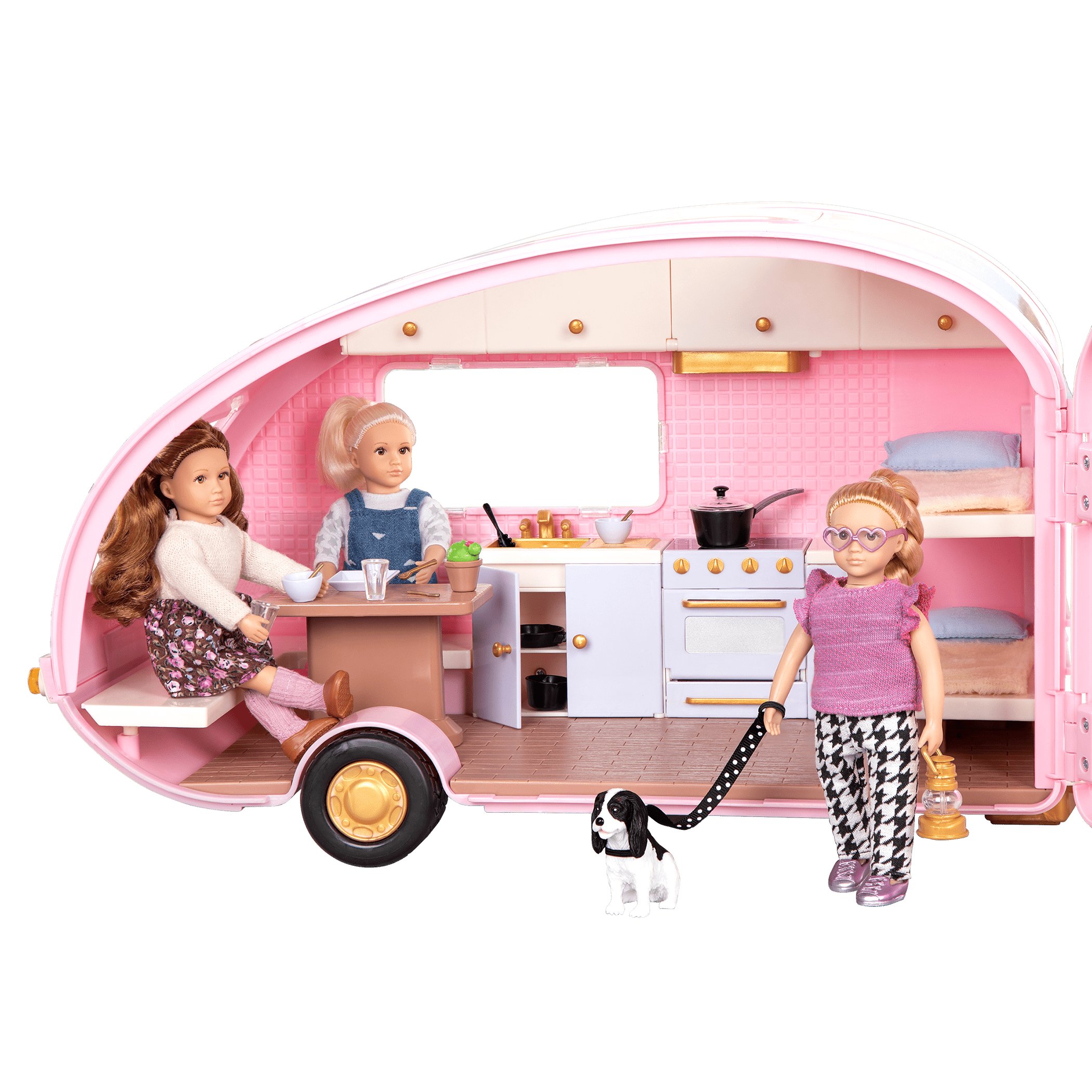 Roller Glamper Camper for 6inch Dolls Lori