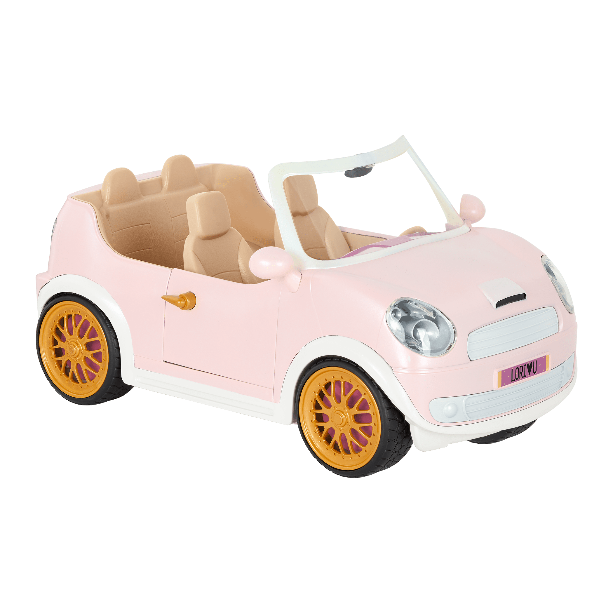 Go Everywhere! Convertible Car Vehicle for Dolls Lori