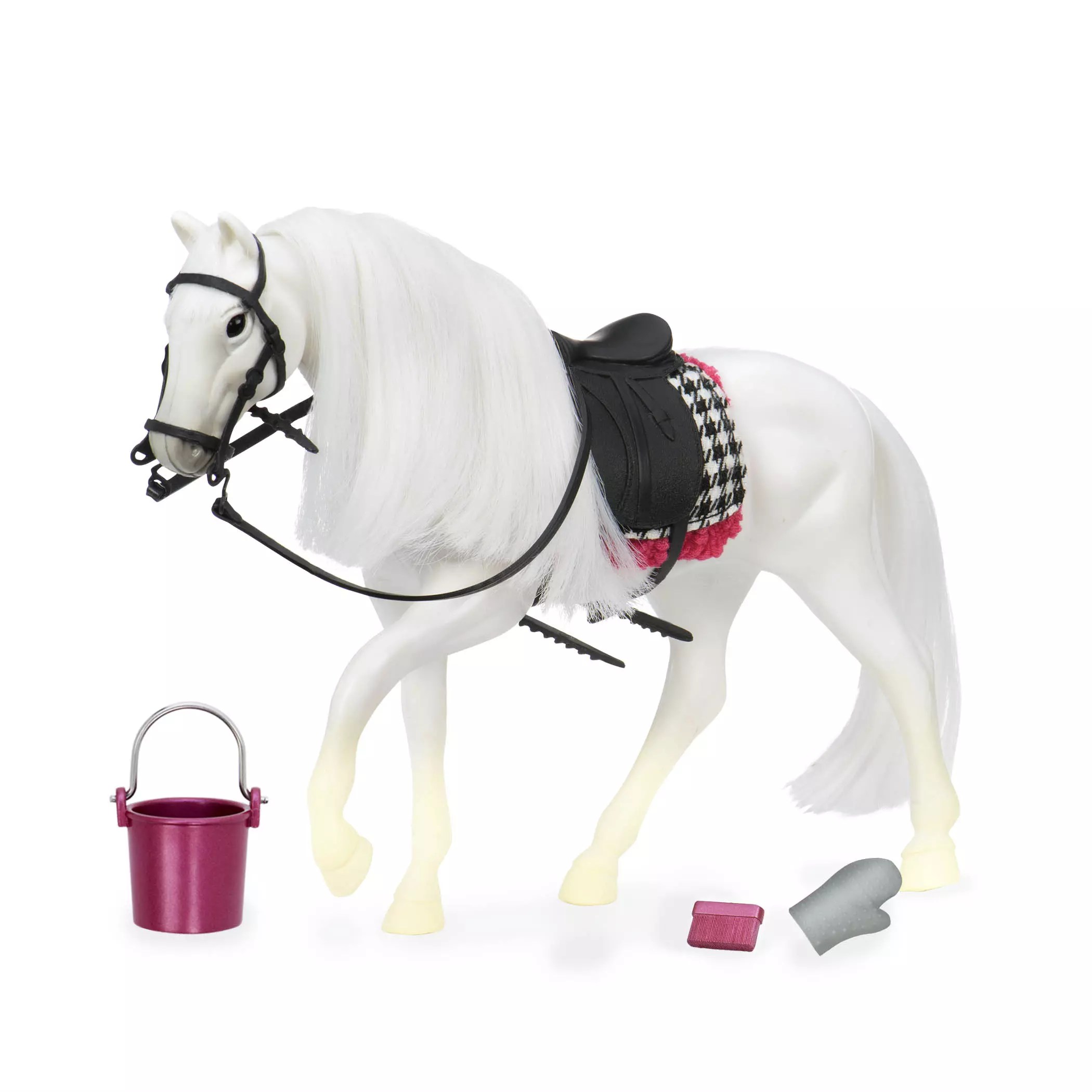 White Camarillo Horse Horse for 6inch Dolls Lori