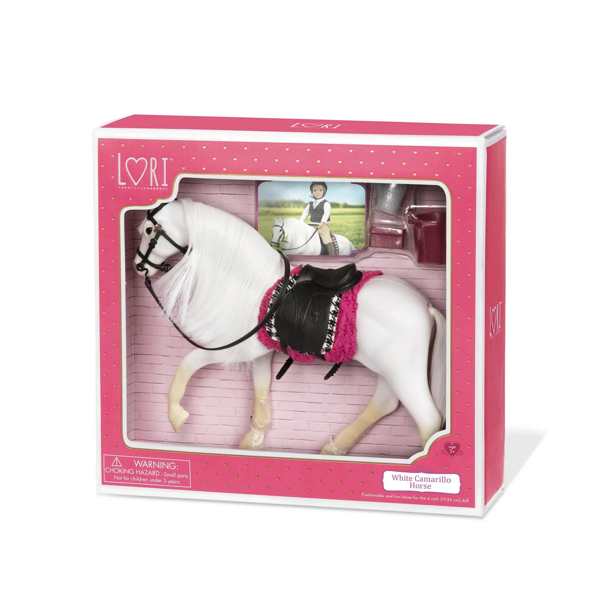 Camarillo White Horse Horse for 6inch Dolls Lori