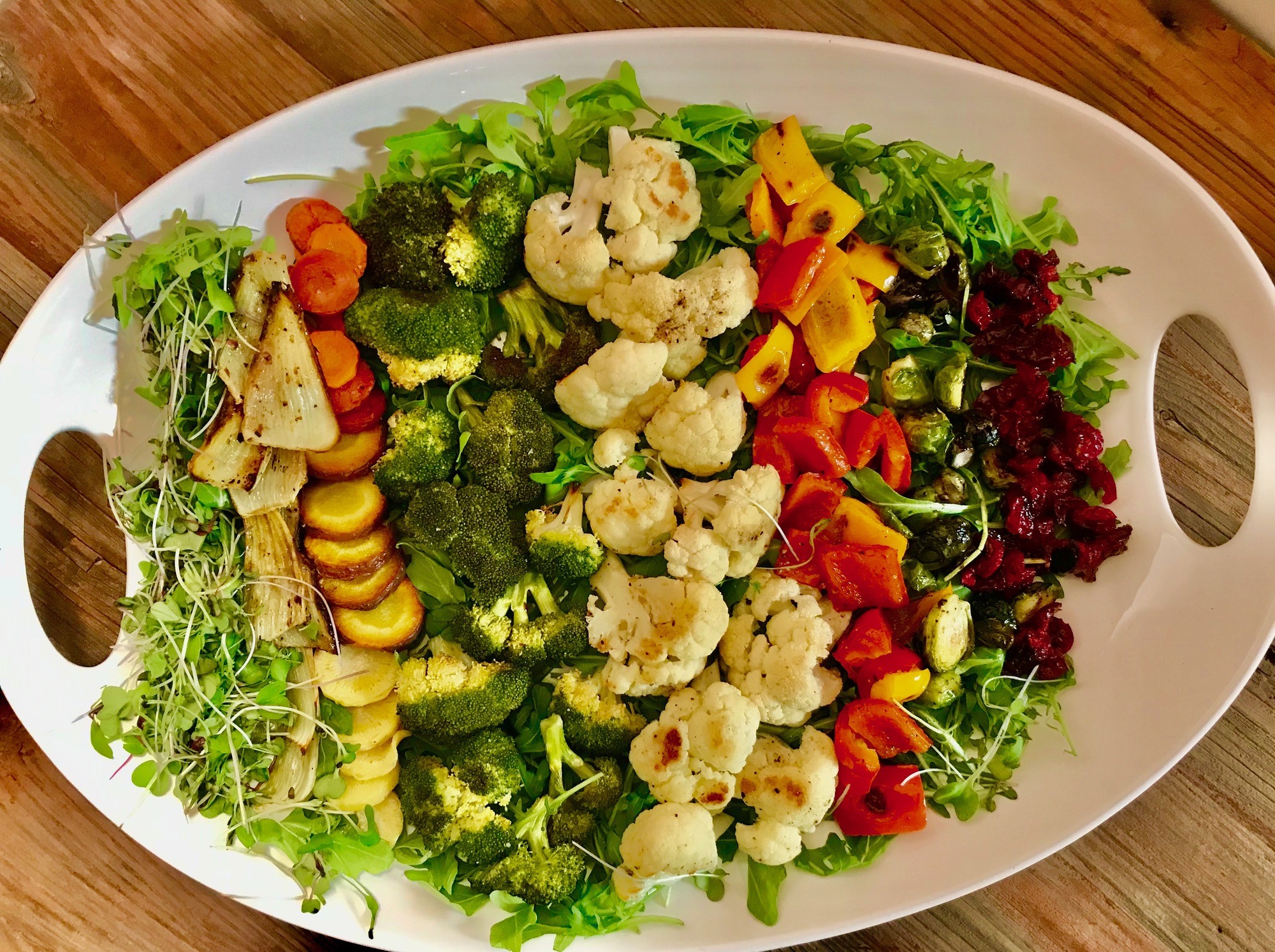 Roasted Vegetable Platter Lori Fernandez