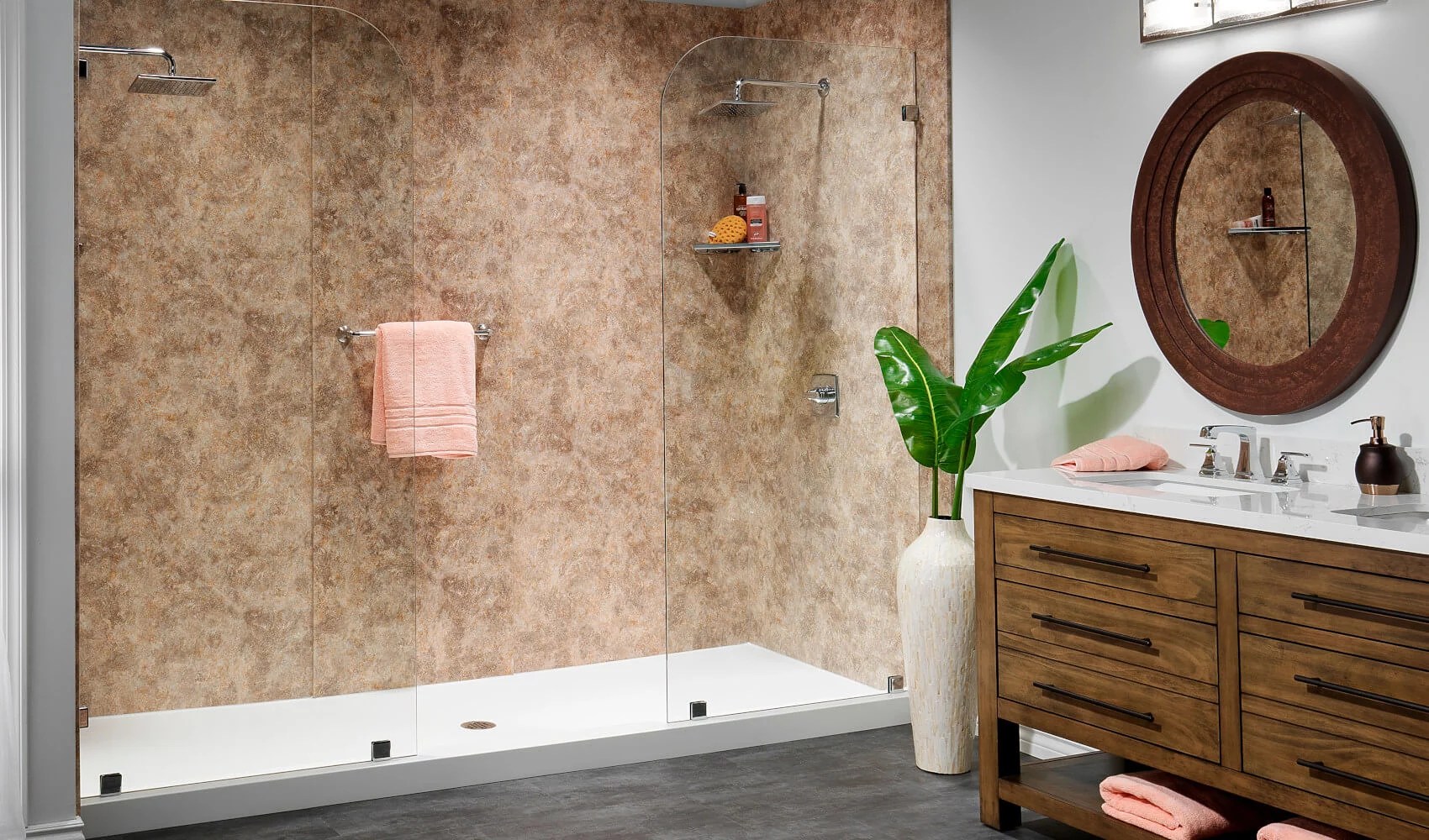 Beautiful 1Day Bathroom Remodel in Marshall County Lori K