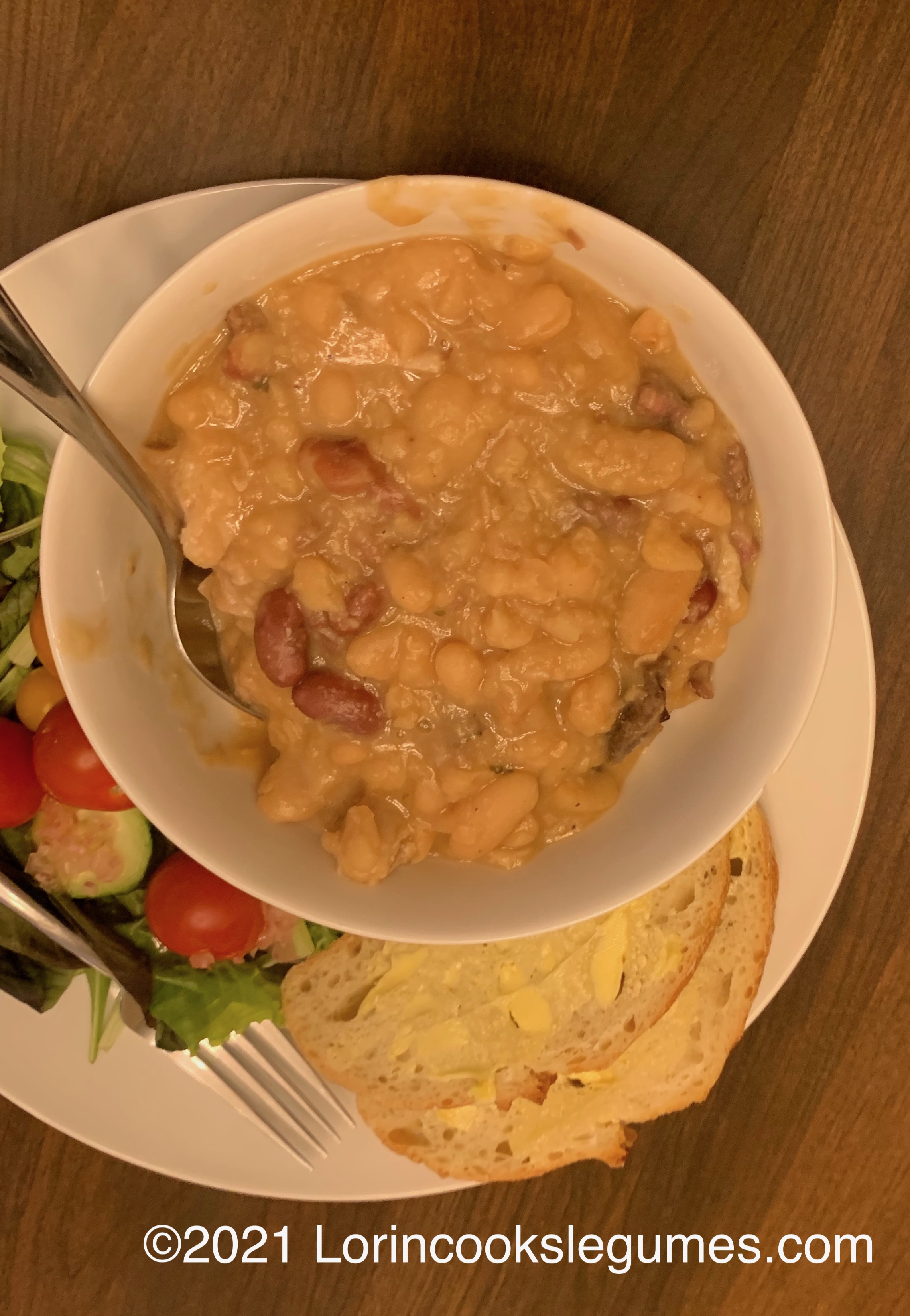 Jersey Bean Crock Lorin cooks Legumes