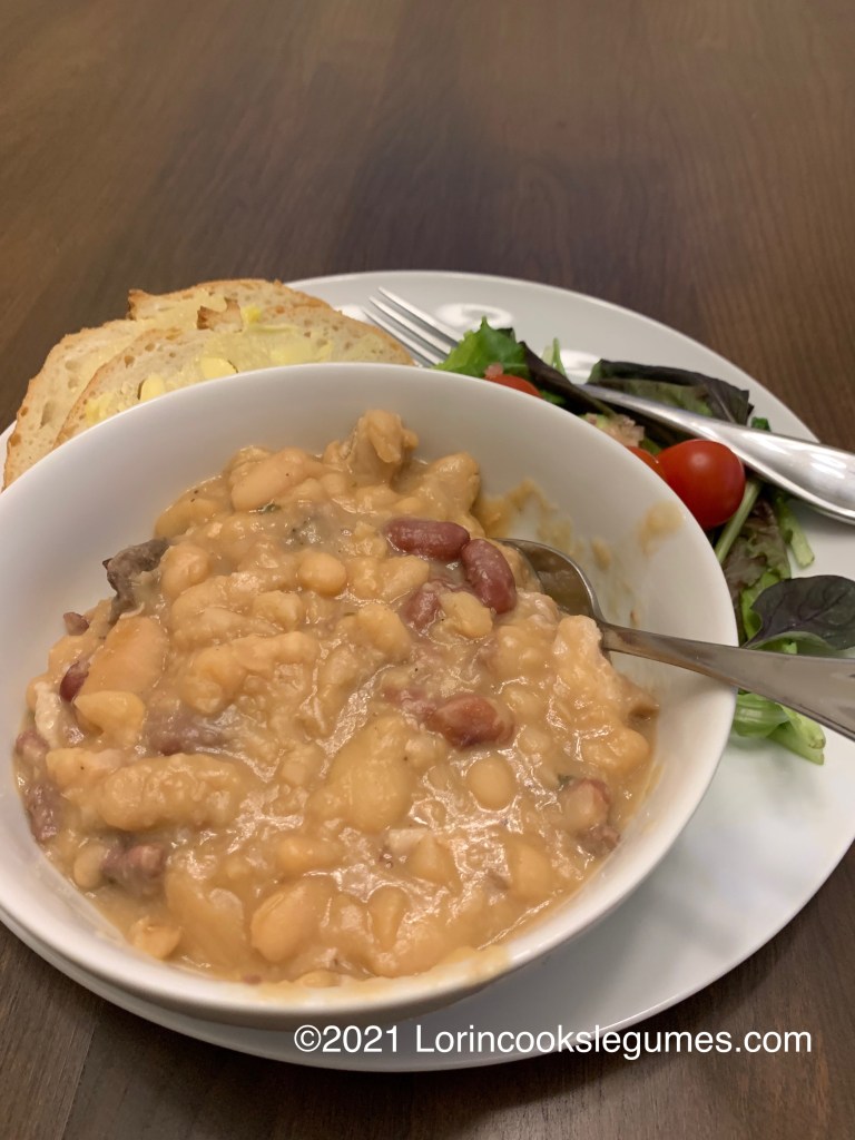 Jersey Bean Crock Lorin cooks Legumes