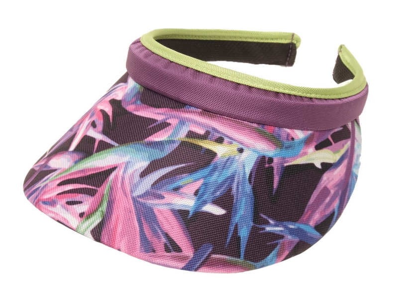 Lori's Golf Shoppe Glove It Ladies Print Golf Visors Clip