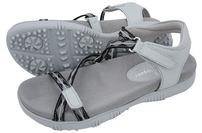 Sandbaggers Ladies Golf Sandals Gray Buy Golf Sandals
