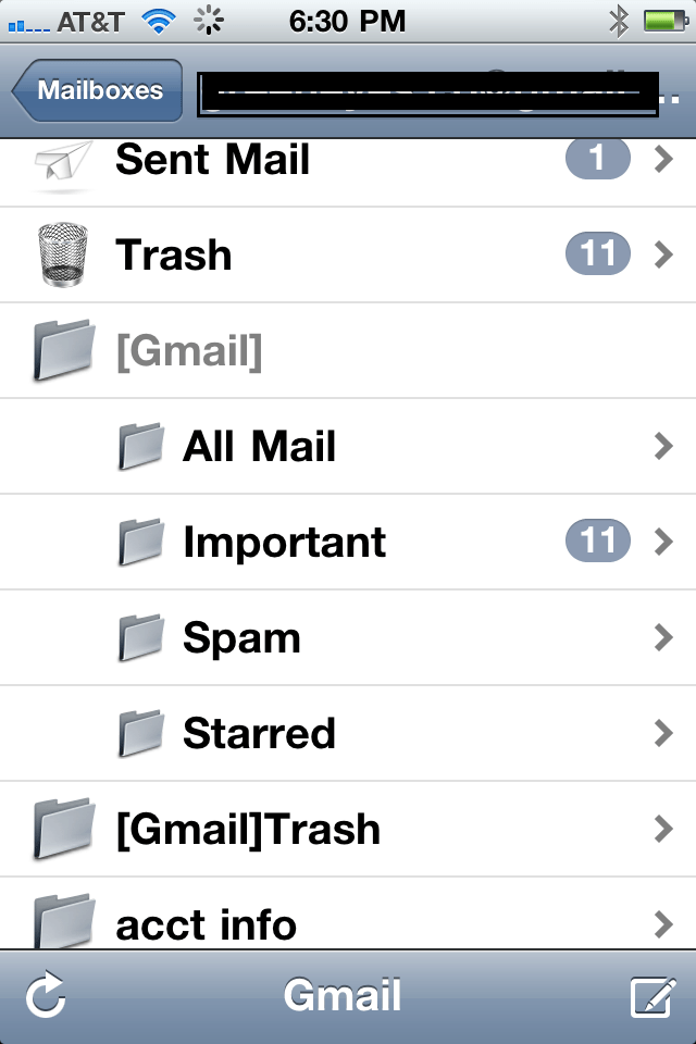 iPhone Email Management View Multiple Accounts At Once