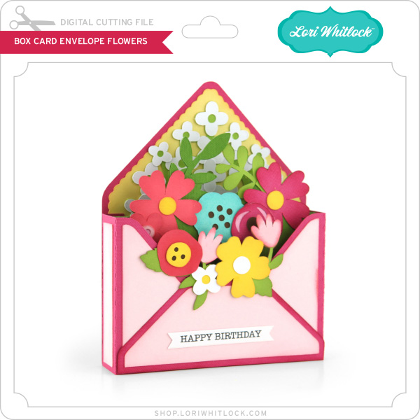 LWBoxCardEnvelopeFlowers Lori Whitlock