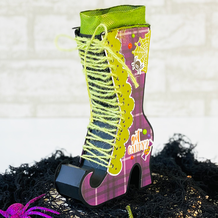 3D Halloween Witch Boot 2 Tutorial Lori Whitlock