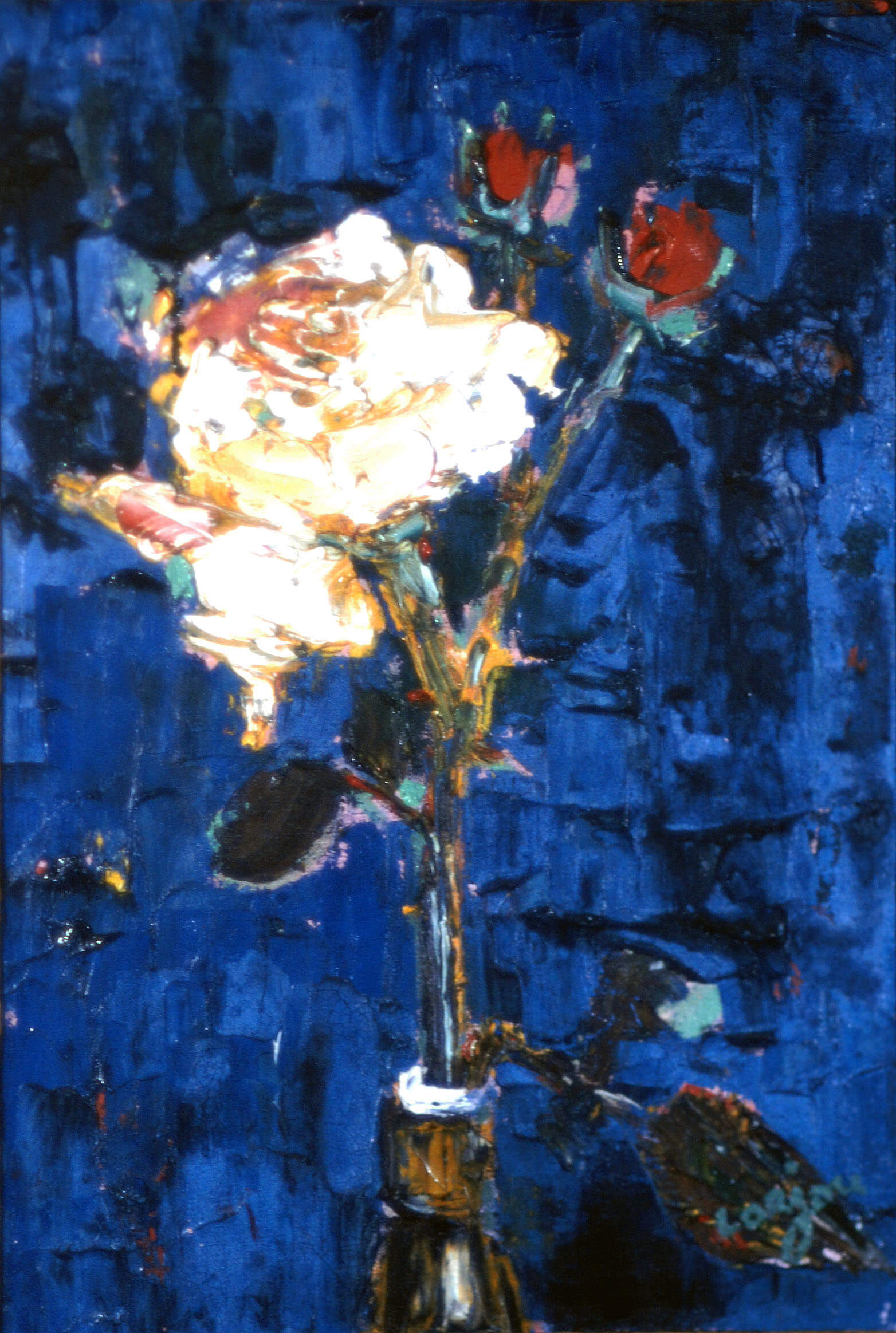 Rose blanche Association Bernard Lorjou