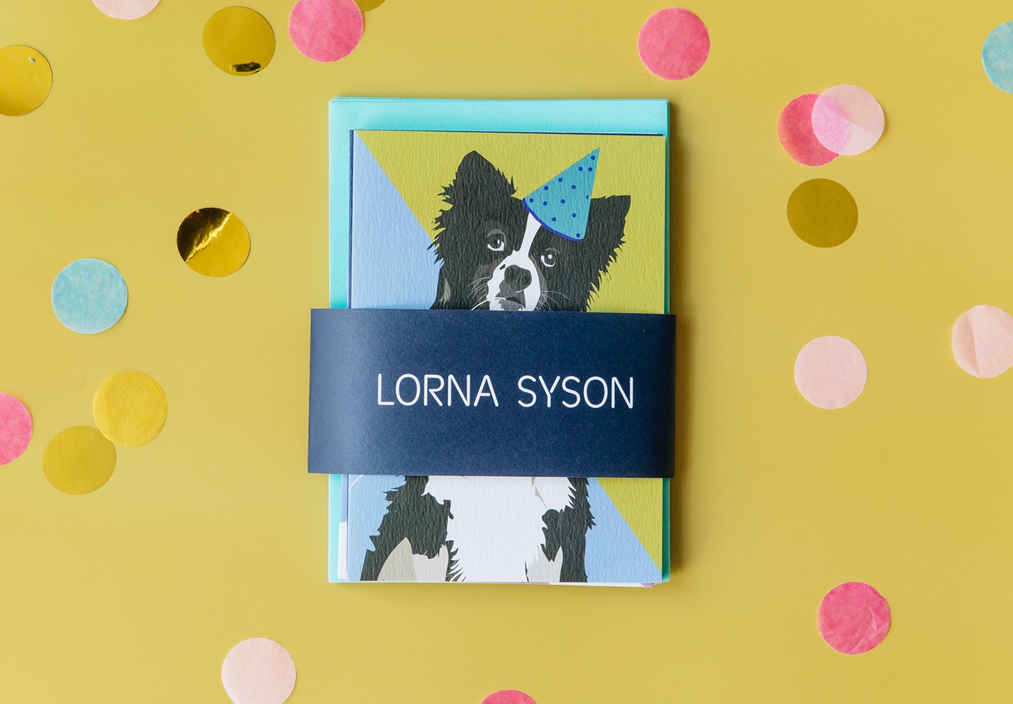 Dog Greeting Card Set, eight dog greeting cards