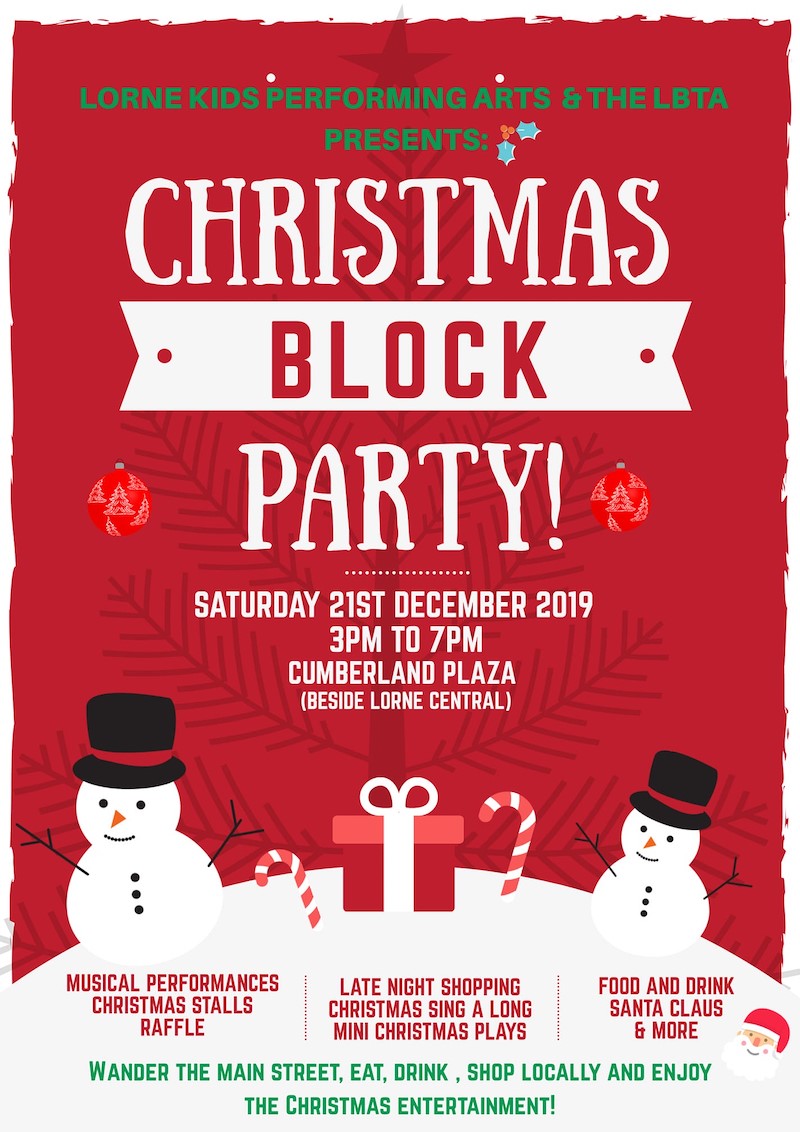 Christmas Block Party Lorne Community House