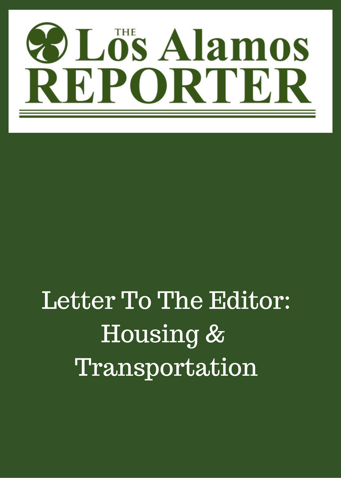 Housing & Transportation Los Alamos Reporter