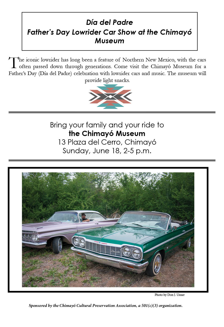 Father’s Day Lowrider Car Show Set For Father’s Day, June 18, At