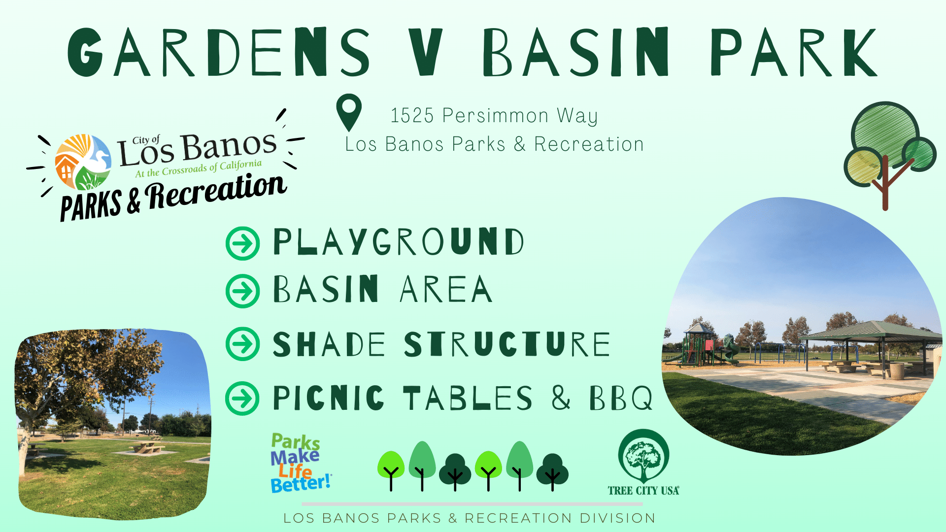 Parks & Recreation Department City of Los Banos