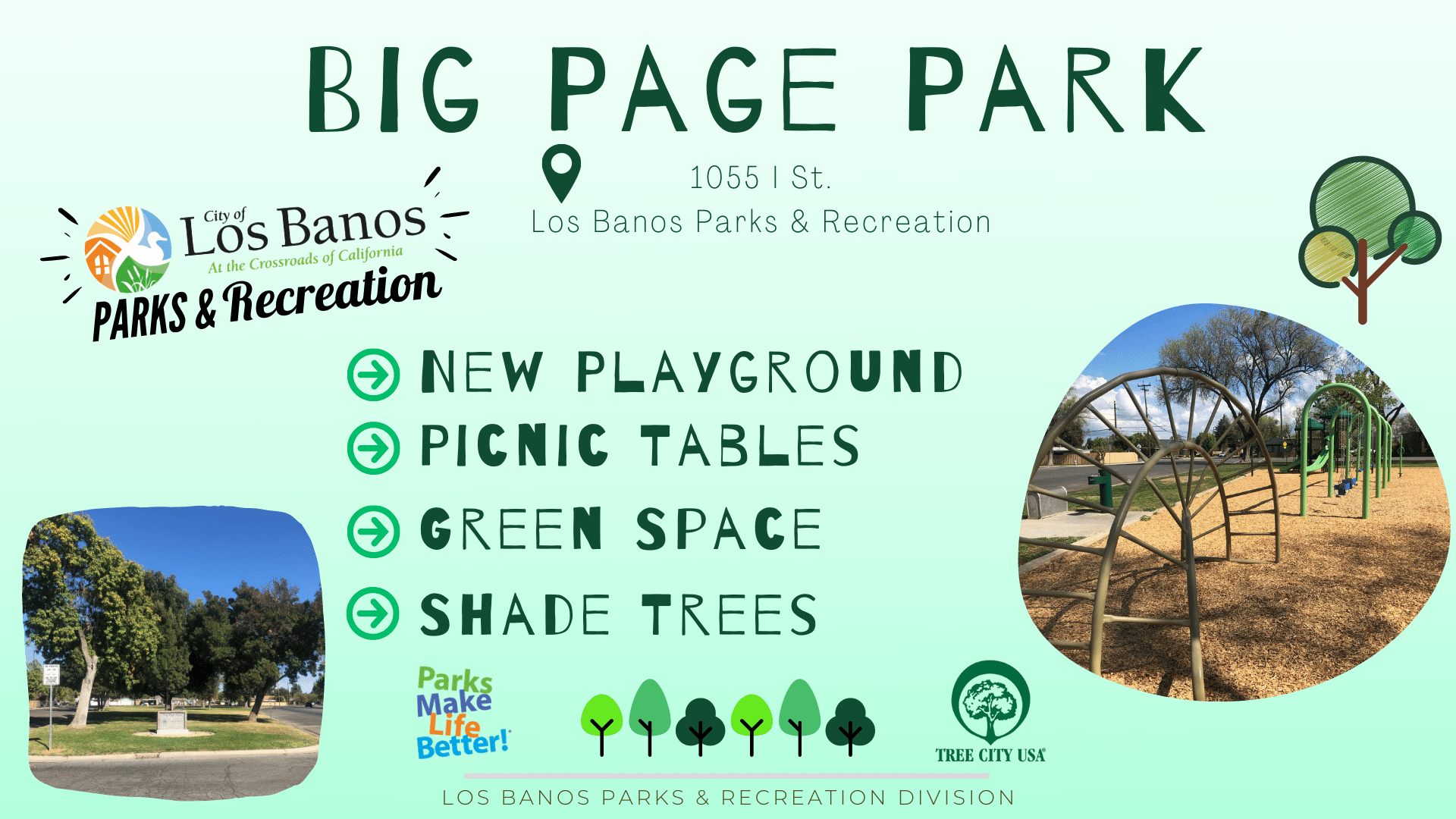 Parks & Recreation Department City of Los Banos