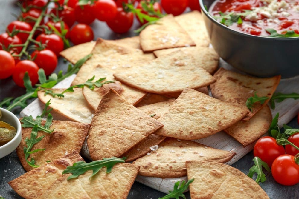 Healthy Tortilla Chips with Homemade Salsa Recipe