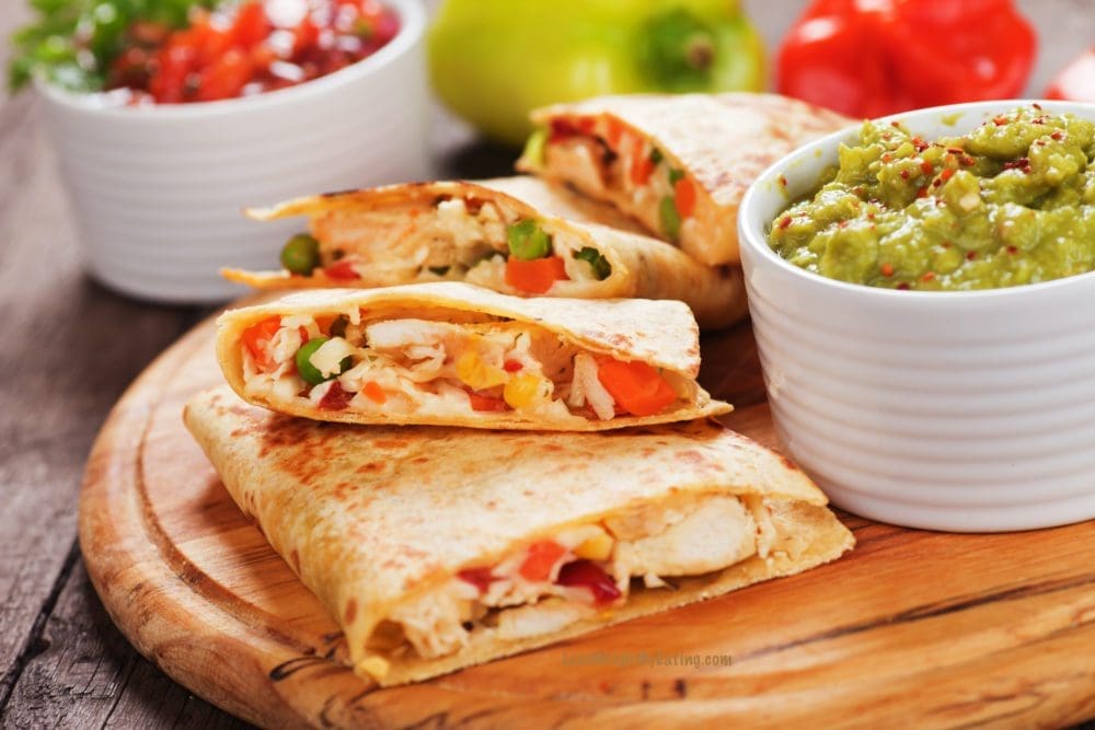 Low Calorie Chicken Quesadillas Lose Weight By Eating