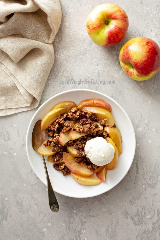 Low Calorie Apple Crumble Lose Weight By Eating