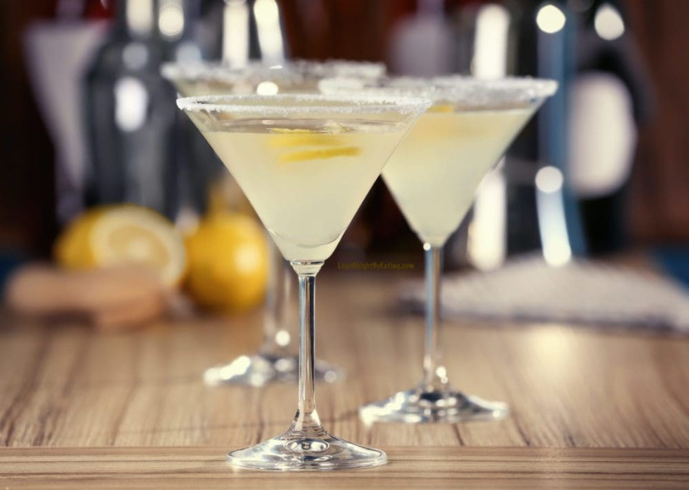 Easy Lemon Drop Martini Recipe LOW CALORIE