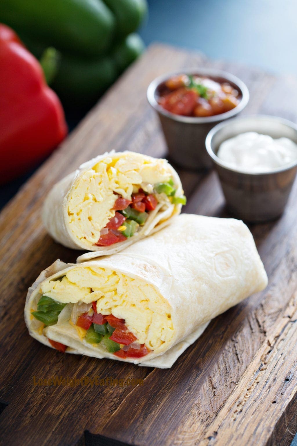 The Best Breakfast Burrito Recipe {LOW CALORIE}