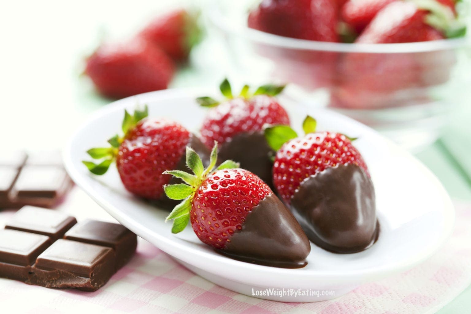 Low Calorie Chocolate Covered Strawberries Lose Weight By Eating