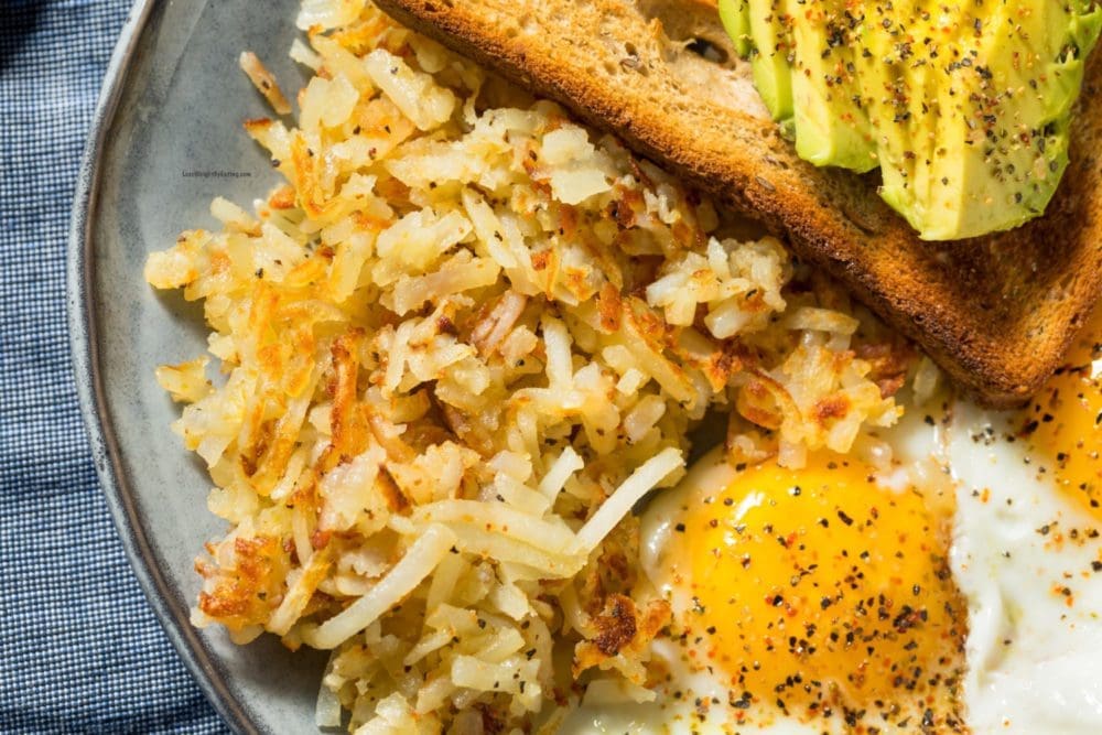 Low Calorie Homemade Hash Browns {76 CALORIES!}