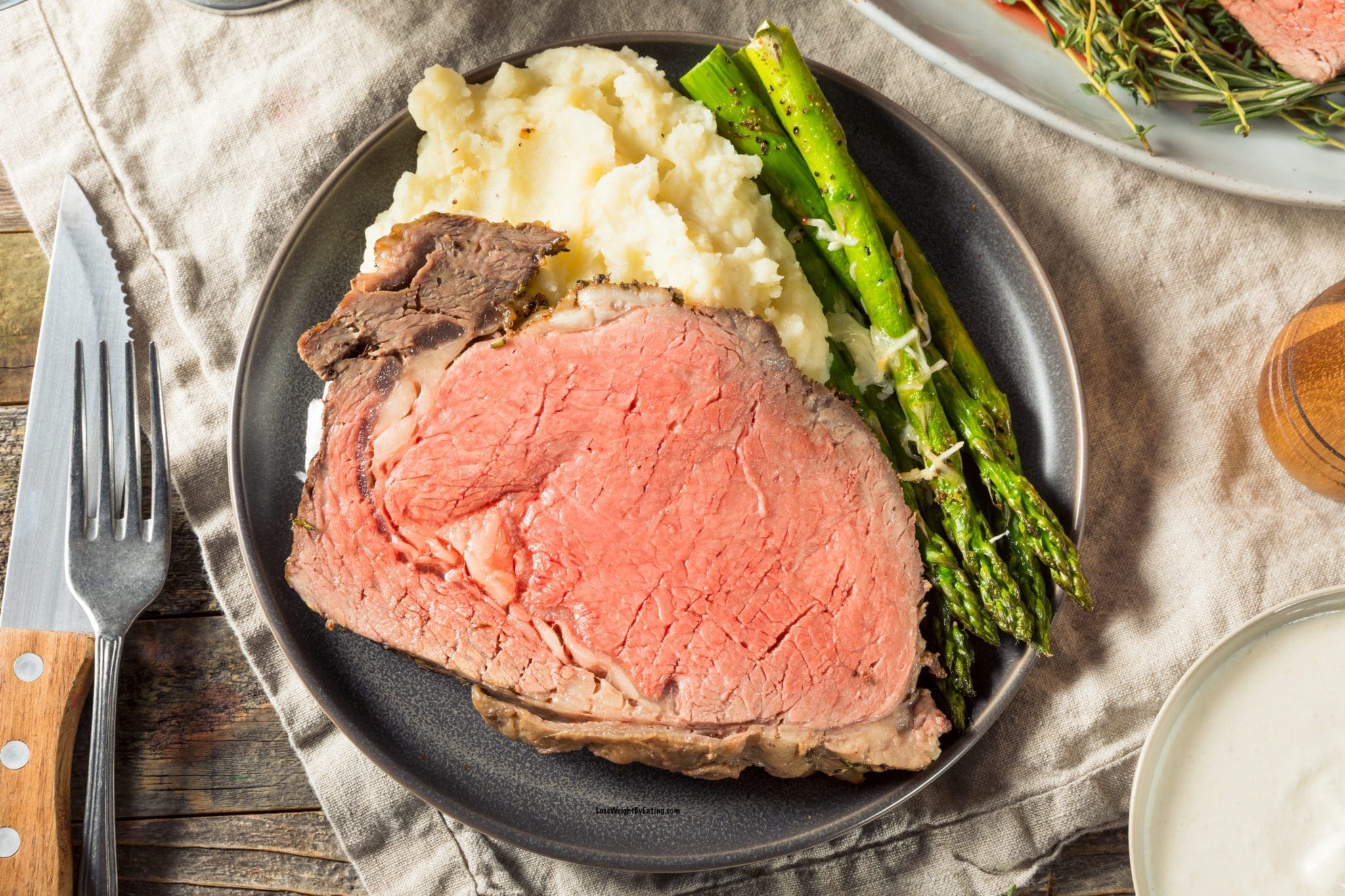 Healthy Recipe for Prime Rib Roast {LOW CALORIE RECIPE!}