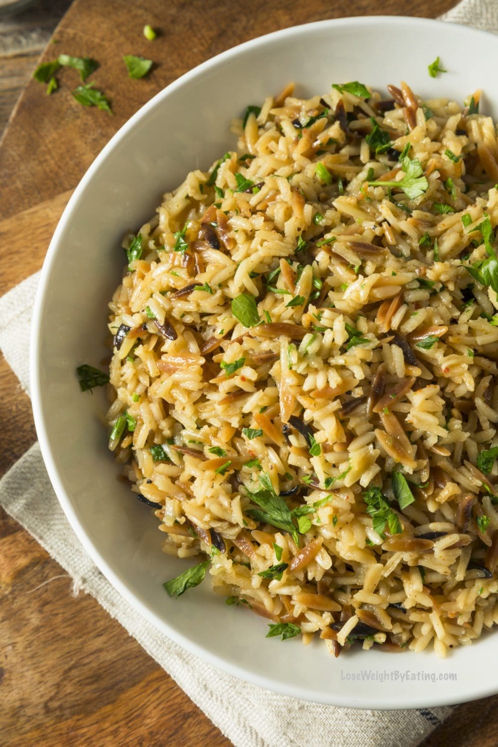 Low Calorie Rice Pilaf