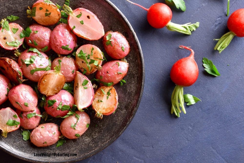Low Calorie Roasted Radishes Lose Weight By Eating