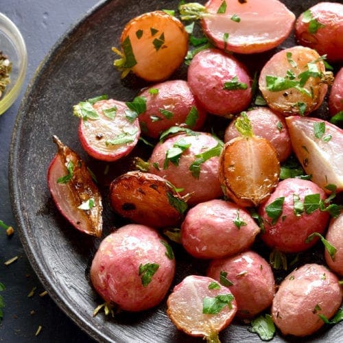 Low Calorie Roasted Radishes Lose Weight By Eating