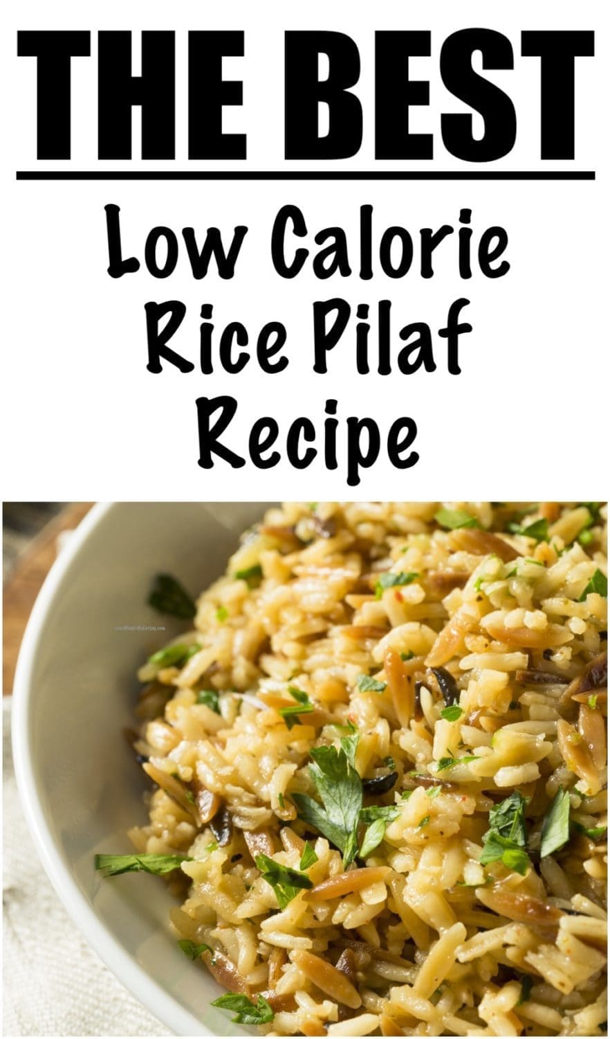 Low Calorie Rice Pilaf