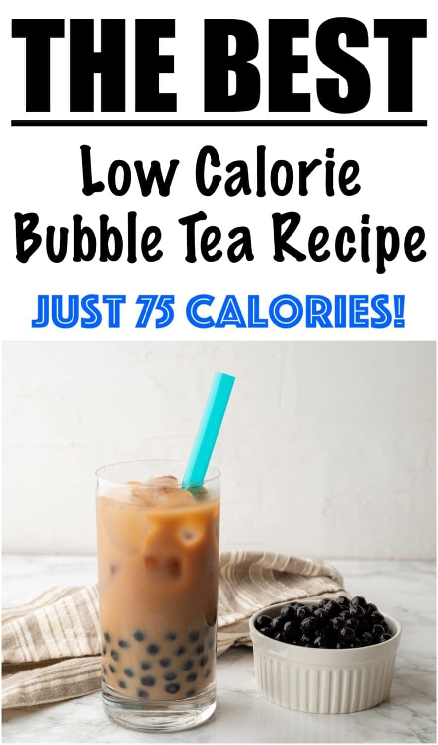 Low Calorie Bubble Tea Lose Weight By Eating