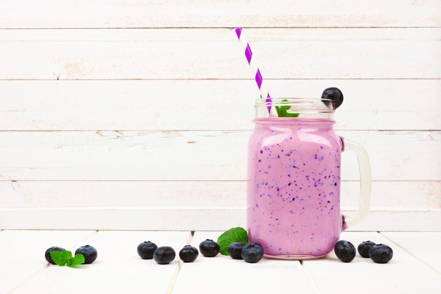 Low Calorie Blueberry Smoothie for Weight Loss Lose Weight By Eating