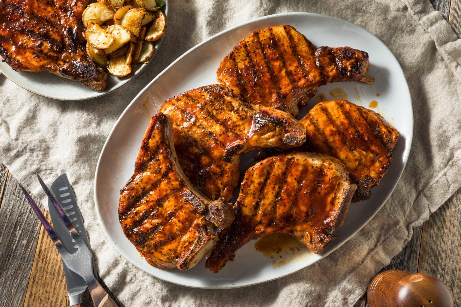 Low Calorie Grilled Pork Chops Lose Weight By Eating