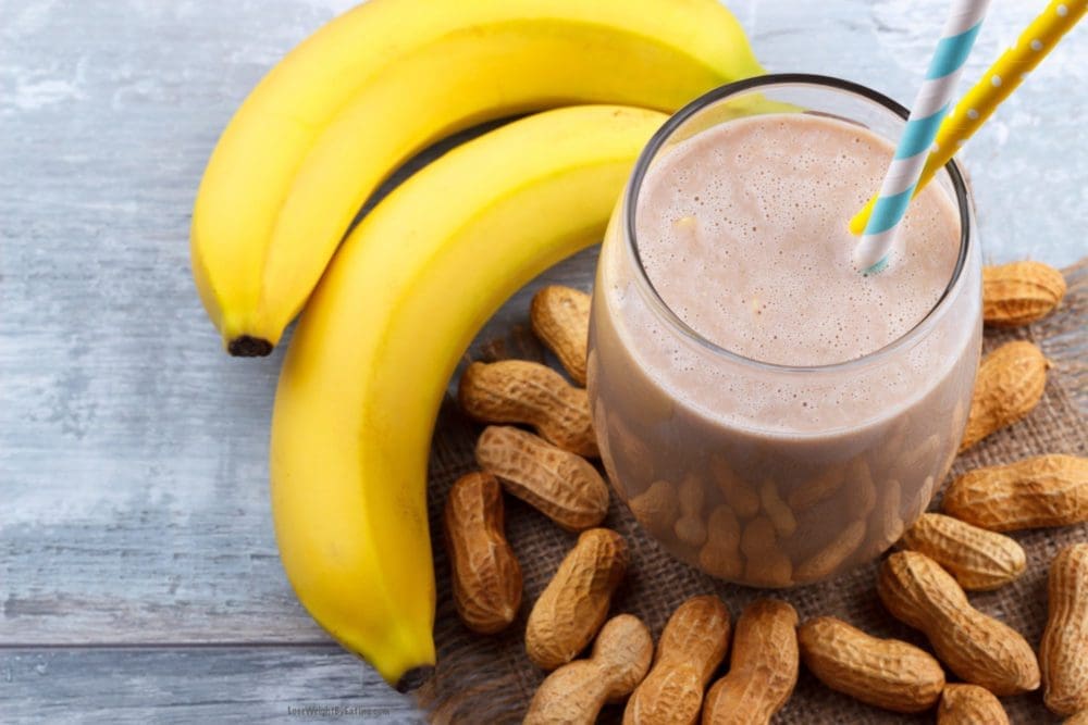Low Calorie Peanut Butter Smoothie for Weight Loss