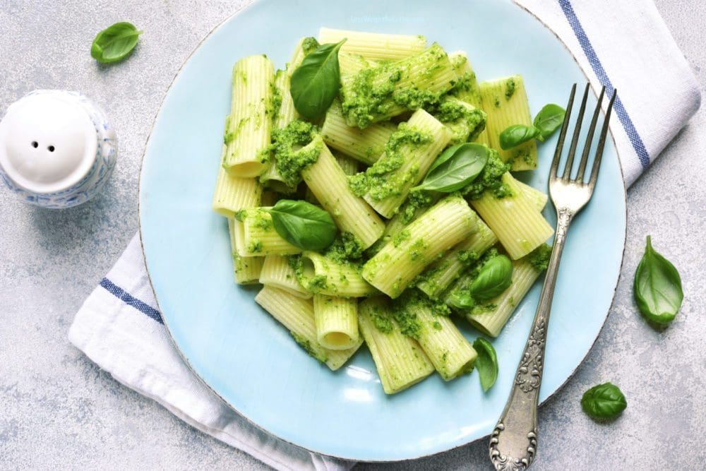 Low Calorie Pesto Pasta Lose Weight By Eating