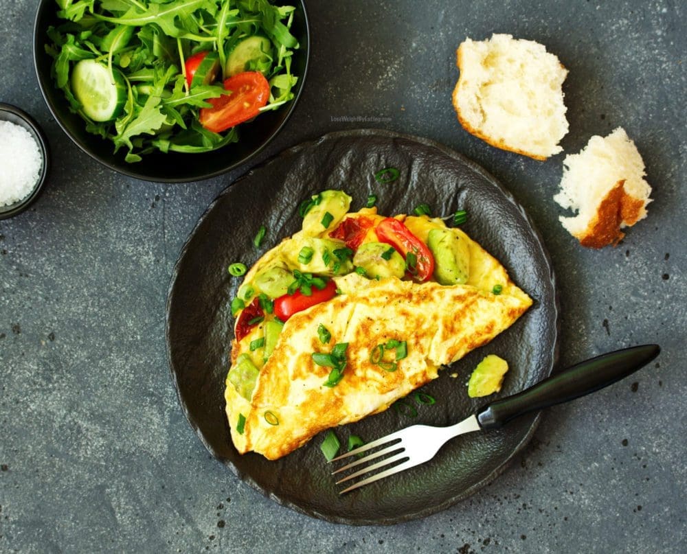 Low Calorie Vegetable Omelet Lose Weight By Eating