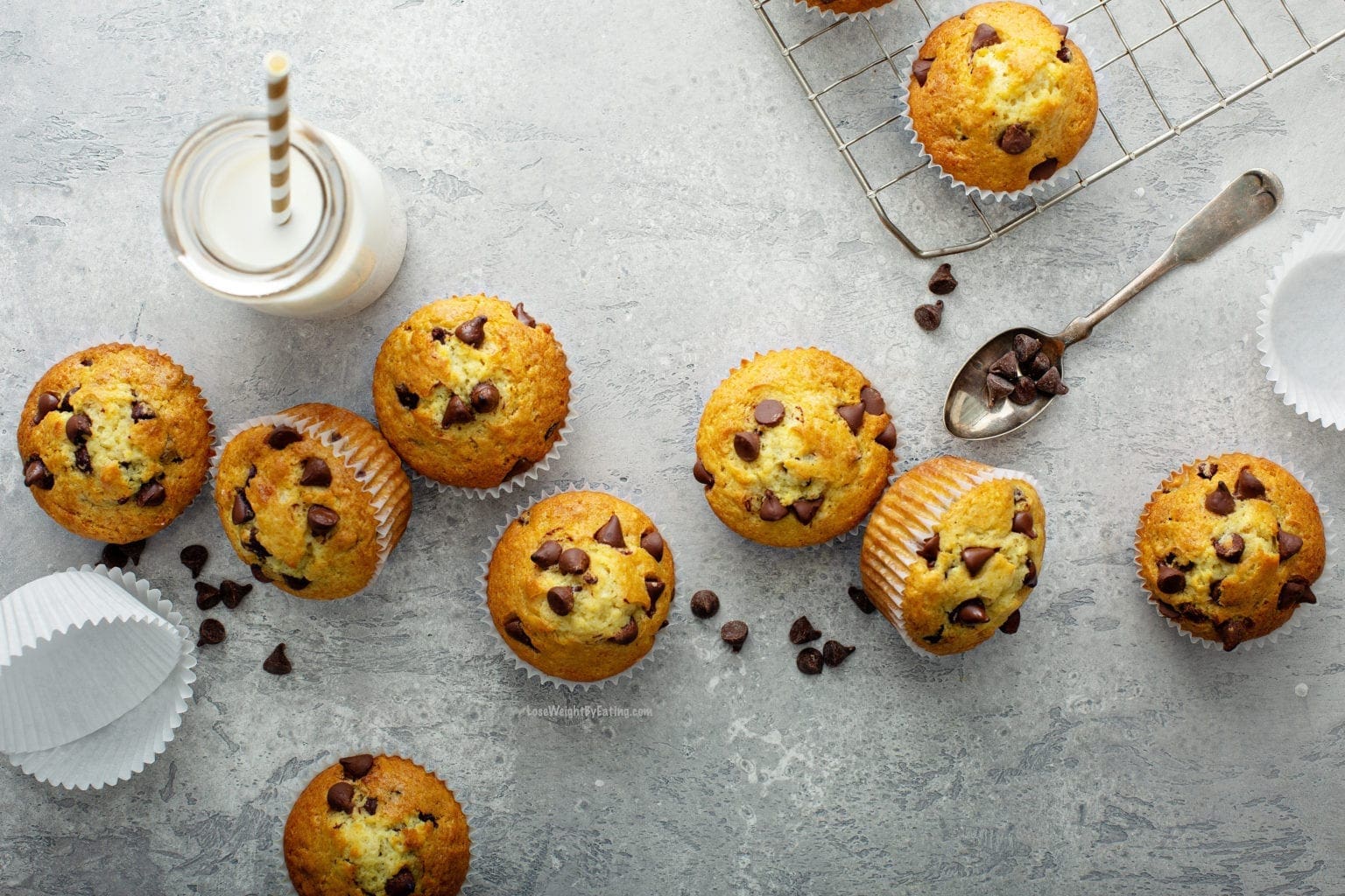 Low Calorie Chocolate Chip Muffins Lose Weight By Eating