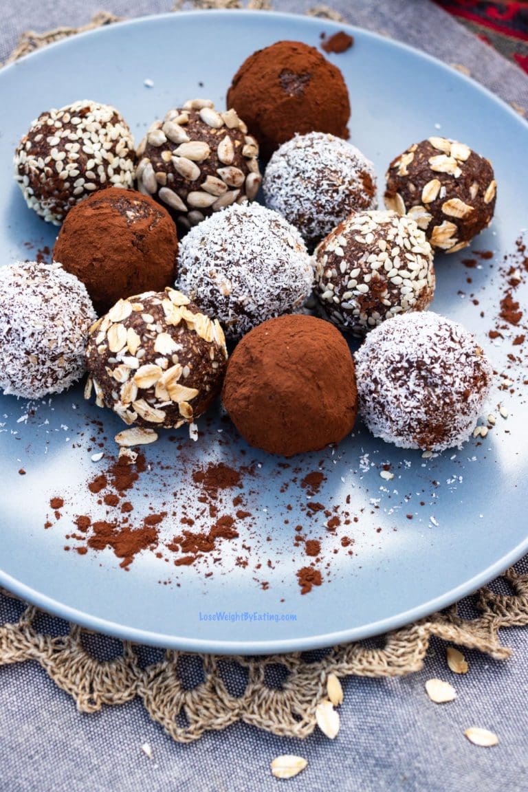 Low Calorie Protein Balls with Oats Lose Weight By Eating
