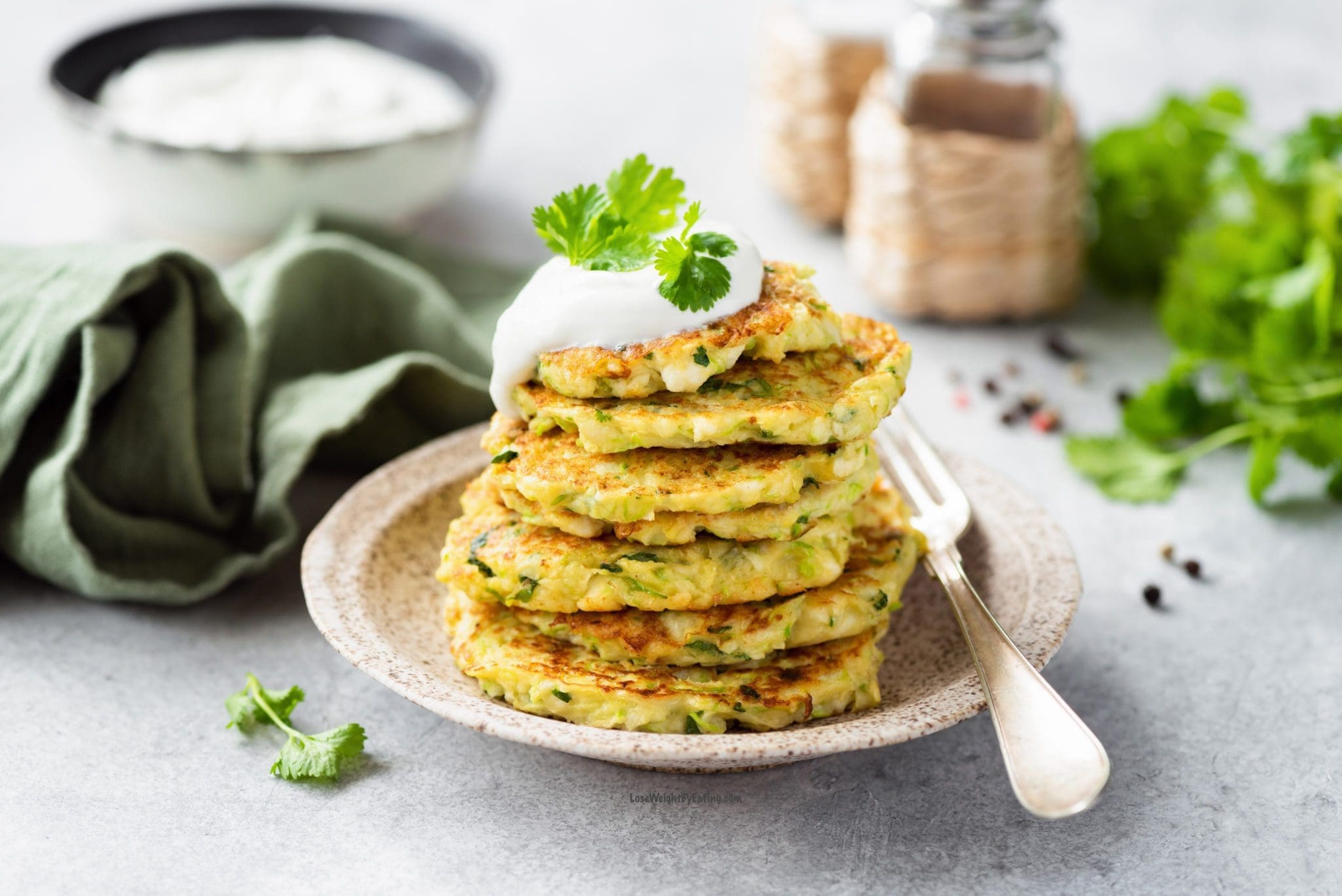 Low Calorie Zucchini Fritters Lose Weight By Eating