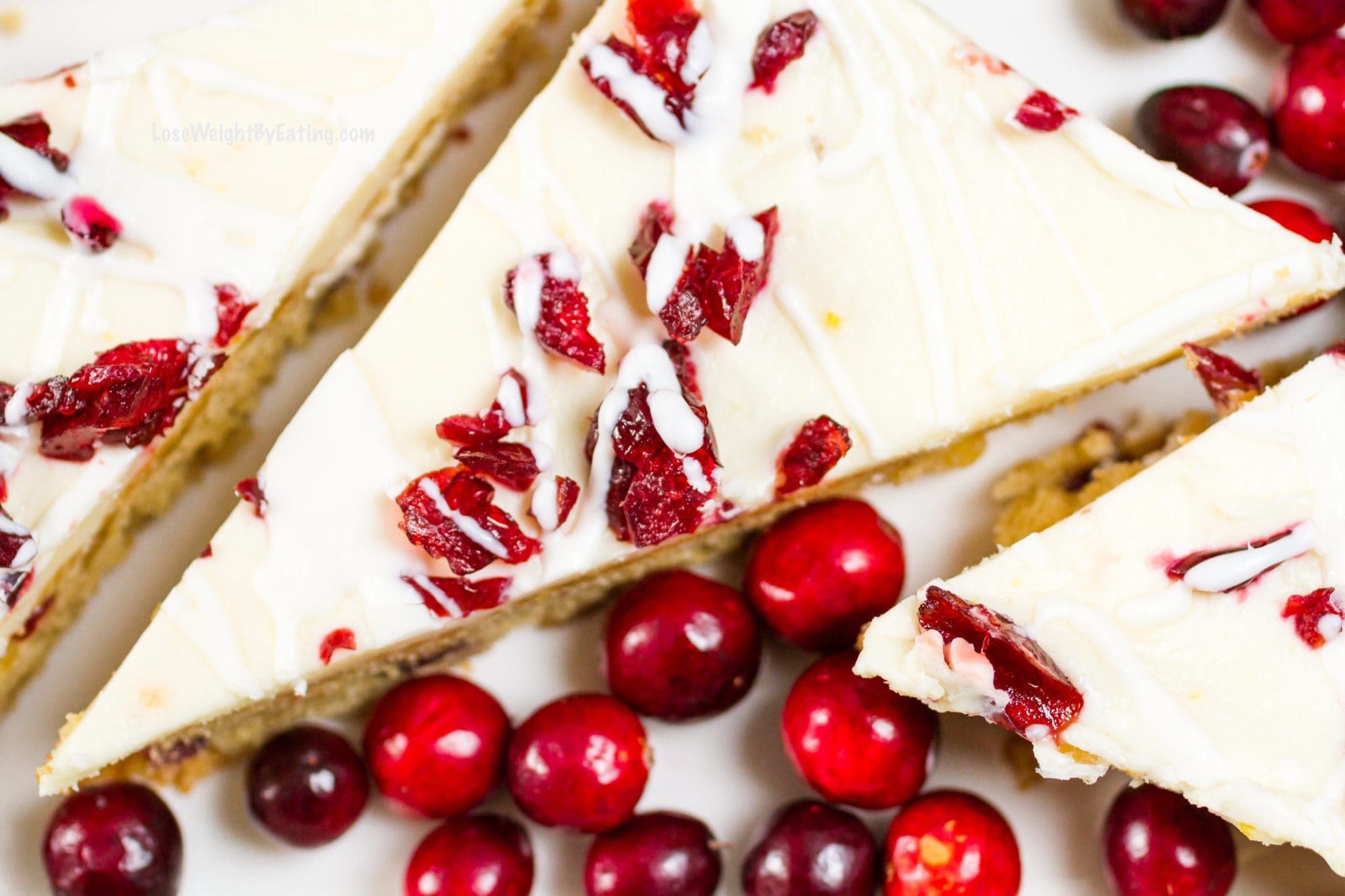 Low Calorie Cranberry Bliss Bars Lose Weight By Eating