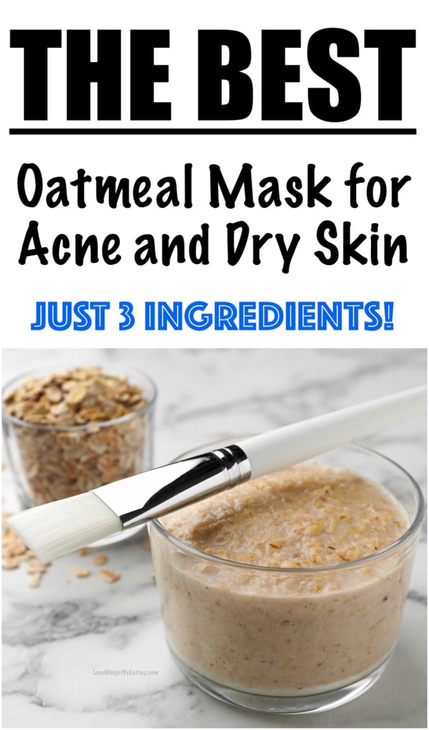 Homemade Oatmeal Face Mask {For Acne and Dry Skin} Lose Weight By Eating