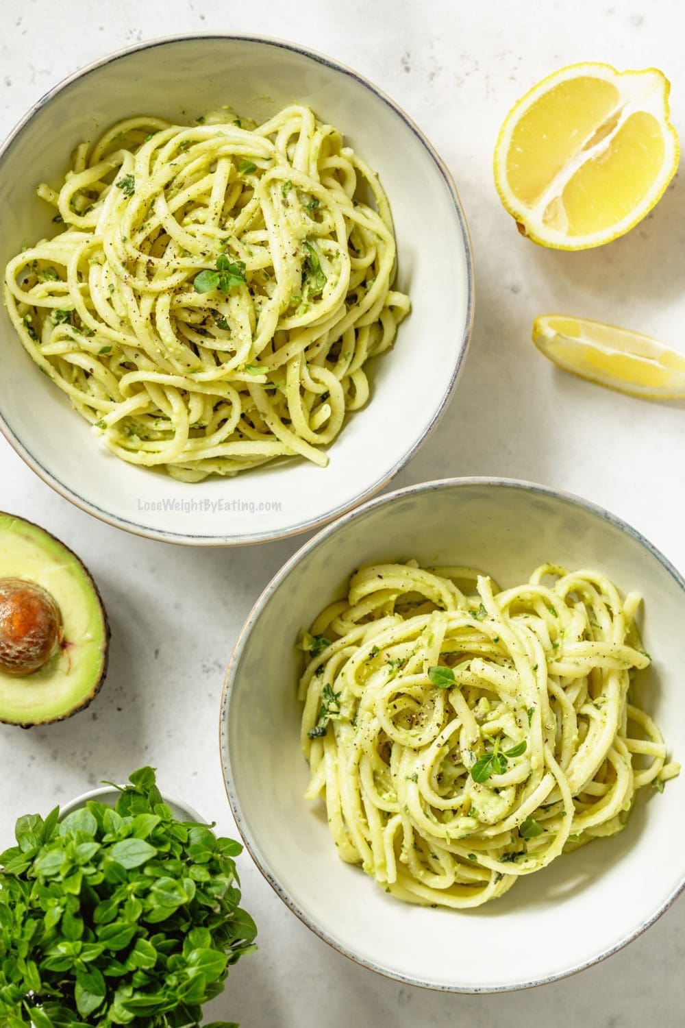 Low Calorie Pesto Avocado Pasta Sauce Lose Weight By Eating